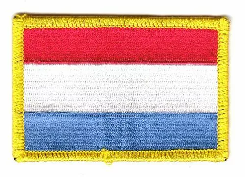 Aufnäher Luxemburg Patch Flagge Fahne