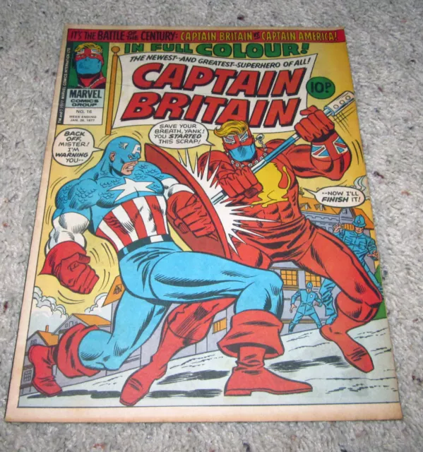 Captain Britain 16 1st Cap America VF Vol 1 RARE in US Disney+ LOT Avengers  MCU