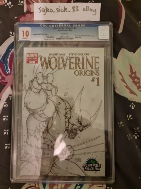 Wolverine Origins (2006) #1 Wizard World Sketch Edition CGC 10 (Gem Mint) Marvel