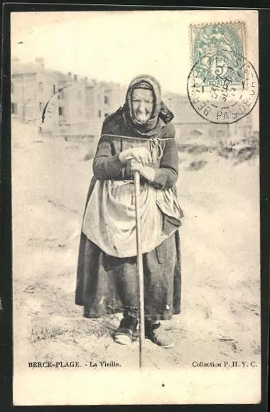 CPA Berck-Plage, La Vieille 1904