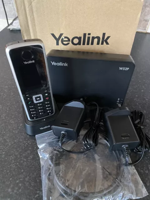 Yealink IP DECT Phone W52P Cordless SIP Home Phone Charging Base Telephone