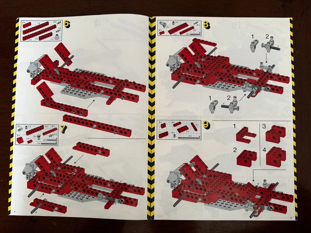 ISTRUZIONI COMPLETE LEGO TECHNIC 8842 Anno 1986 - Ottime condizioni ...
