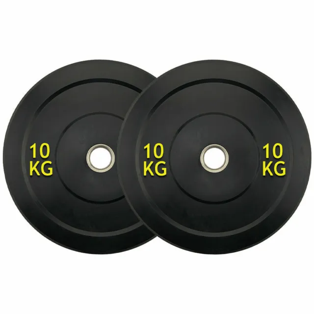 Olympic Weight Plates Rubber Bumper Plate Sets Barbell 5kg 10kg 15kg 20kg 25kg 3