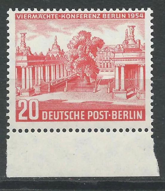 116 EZ Berlin Mi.-Nr. 116 ** postfrisch 1954 - Unterrand ungeknickt Anfangsjahre