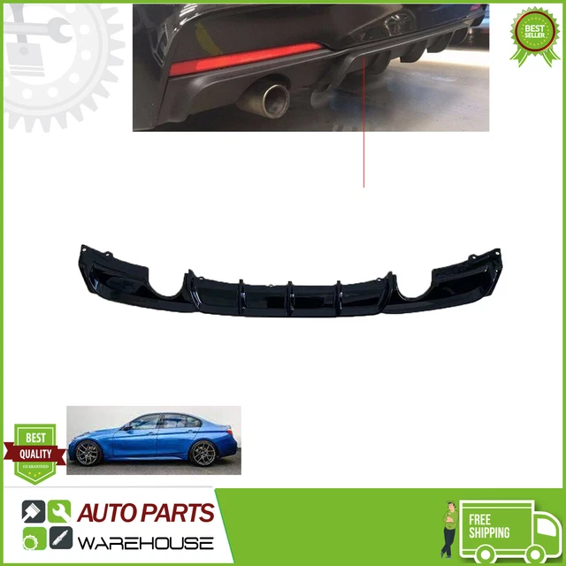 BMW F30 F31 3 Series Rear Diffuser M Sport Performance Twin Exhaust