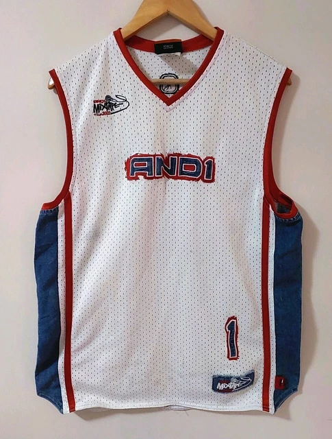 RARE AND1 2006 Mixtape Tour Jersey AO North Philly Mens