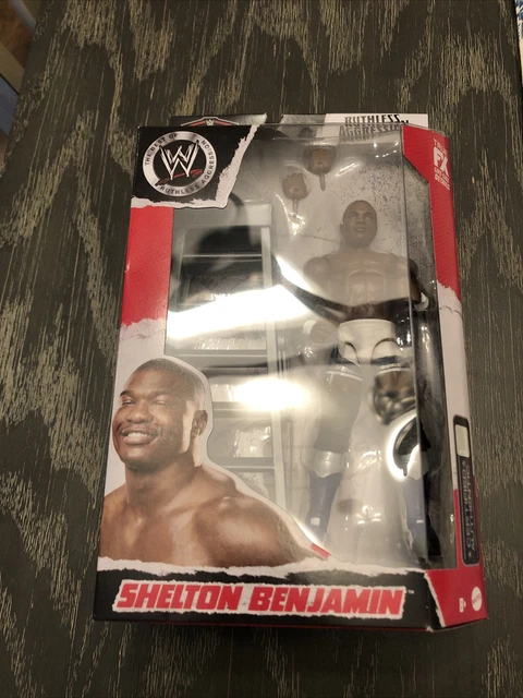 FIGURINE ARTICULÉE WWE Shelton Benjamin Elite Series 63 Mattel avec