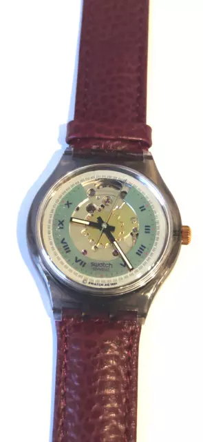 Swatch Automatic Rubin - Sam100- 1991 - New - Nuovo - Perfect 3