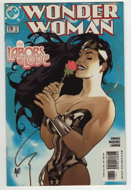 WONDER WOMAN #178 Vol.2 | ADAM HUGHES cover |  DC 2002