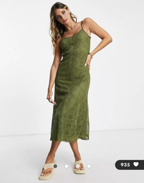 Topshop shop khaki dress