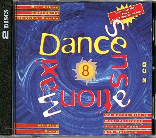 Maxi Dance Sensation 8 (1992) Dr. Alban, Snap, 2 Unlimited, Shabba Rank.. [2 CD]