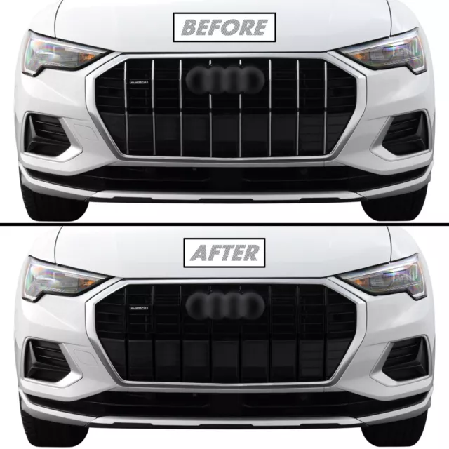 Chrome Delete Vinyl Overlay for the 2012-2018 Audi A6 (Type C7) Grill and  handle