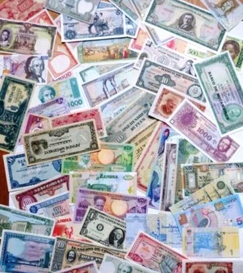 Monde entier -  lot de 500 billets de banque différents pour collectionneurs UNC