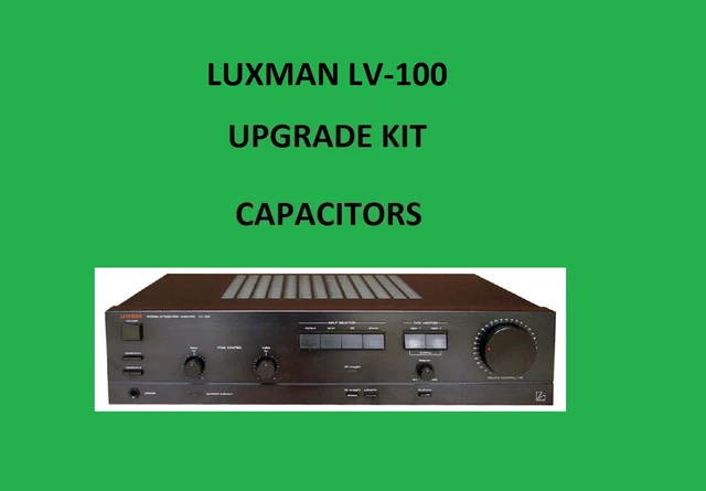 Kit De Réparation Pour Ampli LUXMAN LV-103U - Lot De Tous Les Condensateurs - Neuf