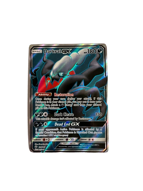 Pokémon TCG Darkrai GX Burning Shadows 139/147 Holo Full Art