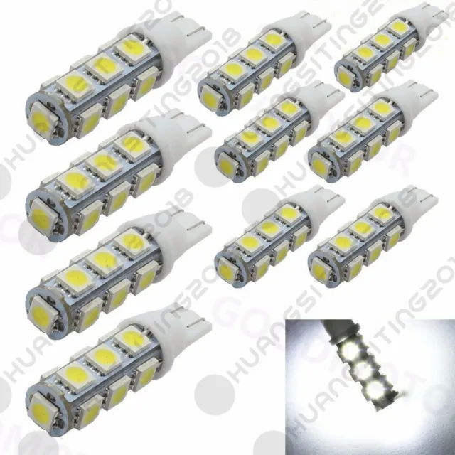 10 pcs, T10 Wedge 1.2W Bulb pure white  LED for Malibu 12V DC Landscape Light