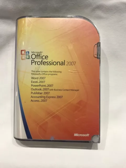 Microsoft Office 2007 Professional.