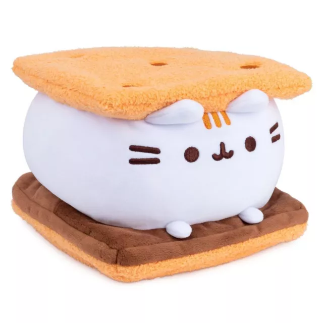 NEW Pusheen Squisheen S'mores Marshmallow Treat S'more Cute Super Soft Plush Cat