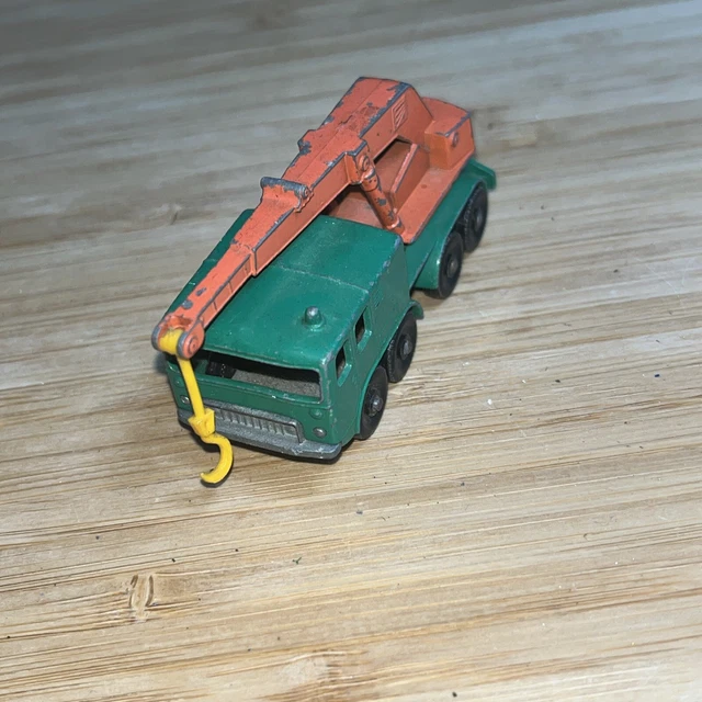 Camion-grue Miniature Matchbox à L'échelle 1/43 - Occasion - Pour Collection Ou Jouet