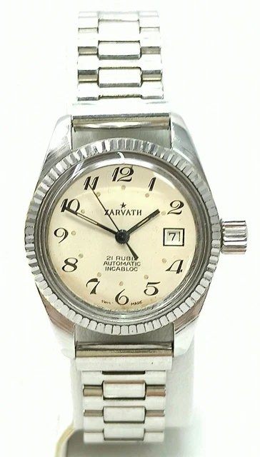 Jenova Typhoon PILOT Automatico Swiss Acciaio Blu Pelle Marrone Orologio Uomo