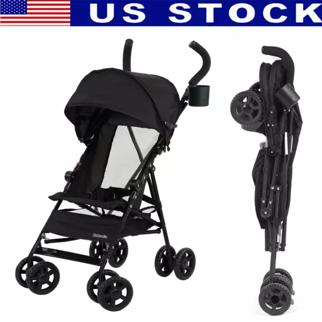 Lightweight Stroller Baby Travel Infant Foldable Umbrella Seat Pushchair Storage