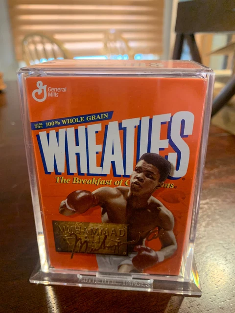 Mini Wheaties Box 75 Years of Champions 24K Gold MUHAMMAD ALI!