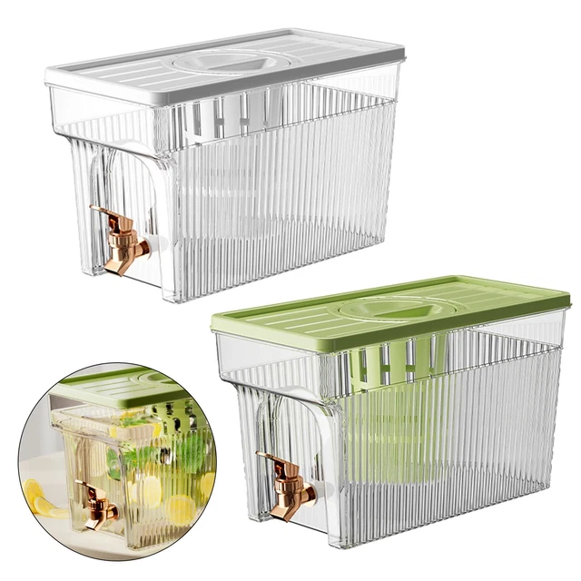 Drink Bucket 3L Beverage Cold Ice Water Dispensers Jug Juice Punch Water Cooler
