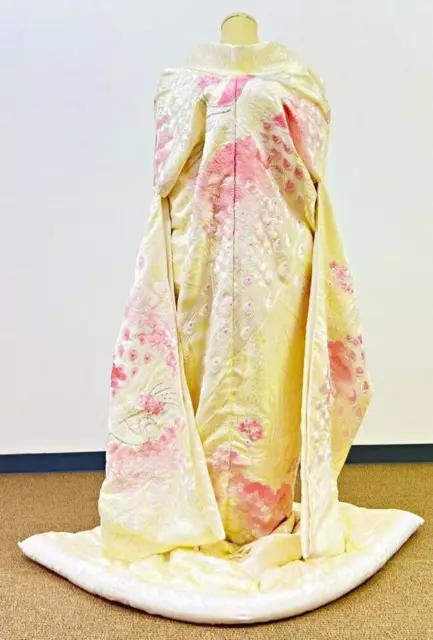 Japanese Kimono Uchikake Wedding Pure Silk  japan 844