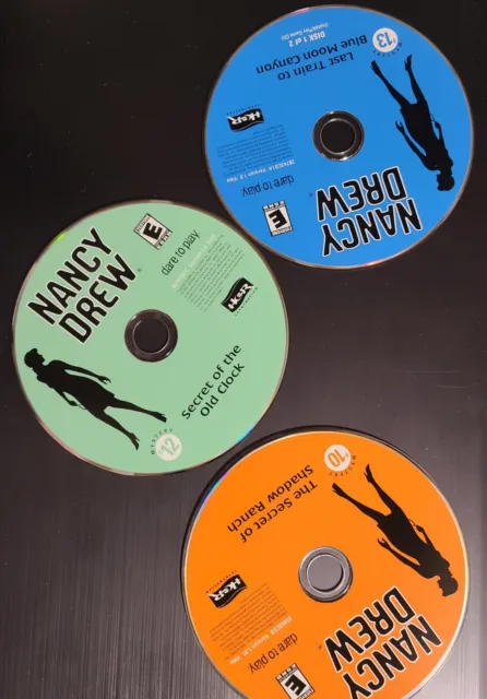 3 Nancy Drew Mystery PC Games