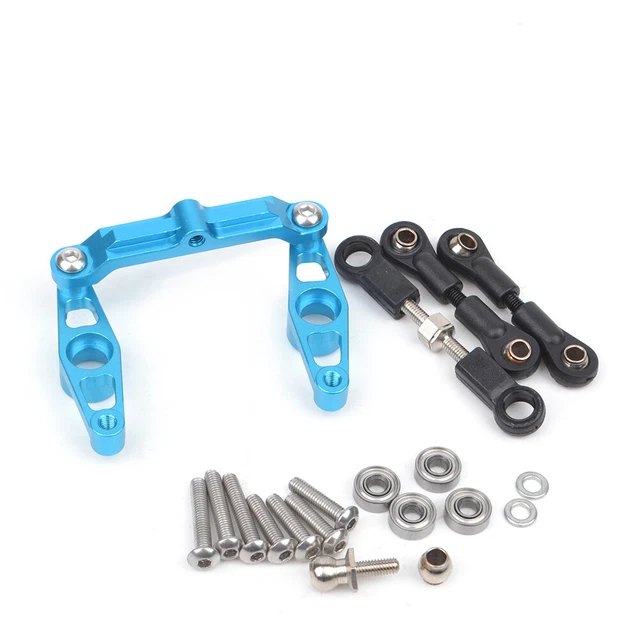 Kit De Dirección De Aluminio Con Rodamientos Para Tamiya TT-02 - Color Naranja, Marca GPM - Pieza De Mejora TT2048B-OR
