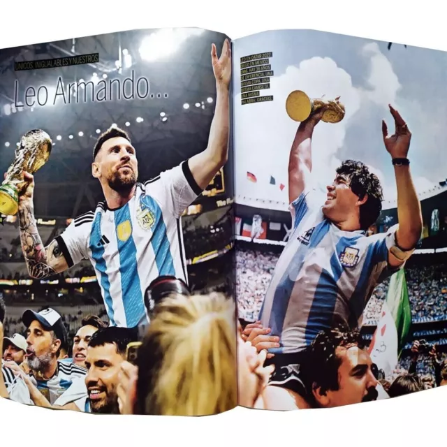 Messi 2022 Mundial Libro Revista Ole Amor Eterno Eternos LOTE Argentina Qatar 2