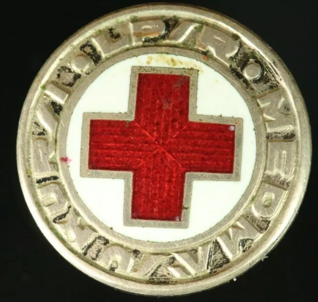 ORIG Soviet Latvia Nursing courses USSR Red Cross Badge #1104
