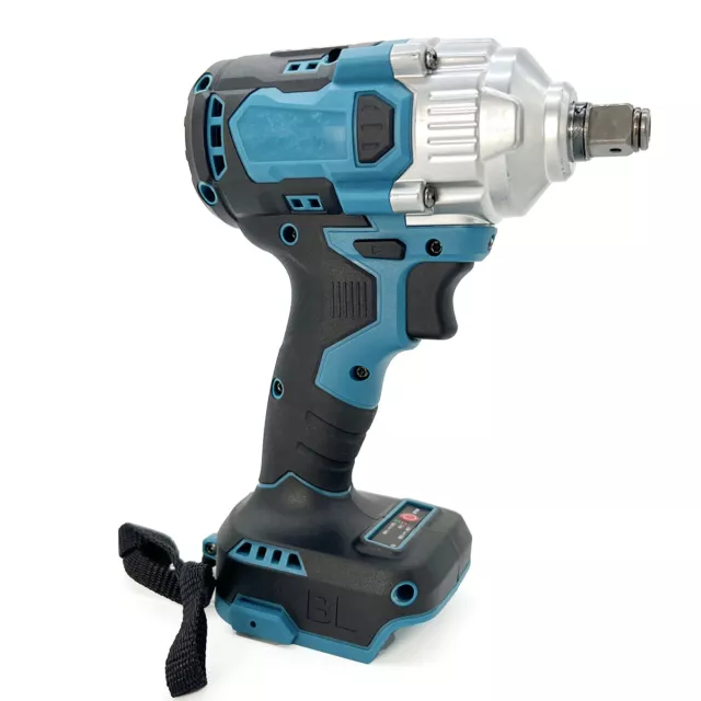 18V 1/2” Torque Brushless Impact Wrench Driver Cordless Drill 588NM For Makita