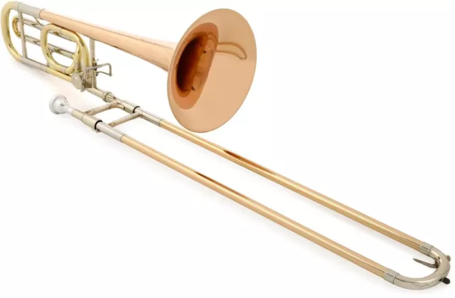 C. G. Conn 88H Professionale F-Attachment Trombone - Lacquer Con Rosa Ottone