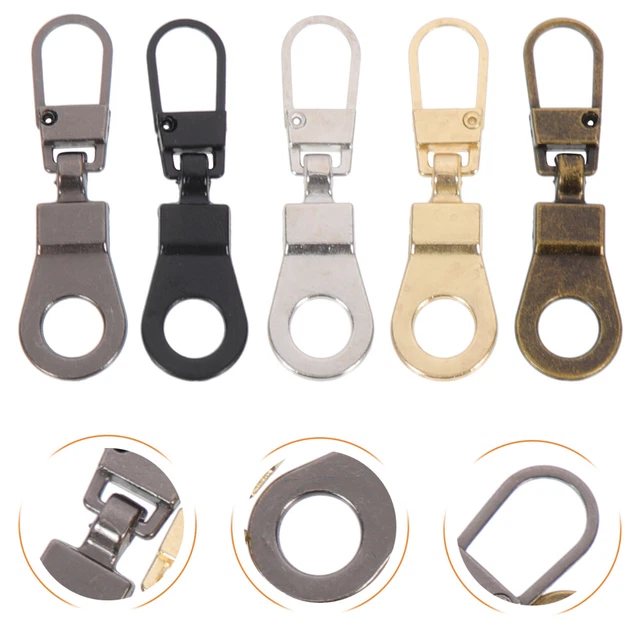 Detachable Zipper Puller Metal Zipper Fixer Zipper Slider Tab