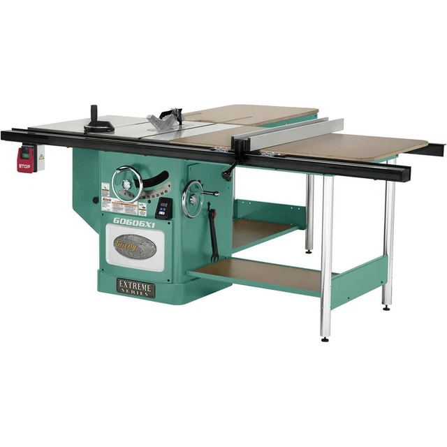 Grizzly G0606X1 12" 7-1/2 HP 3-Phase Extreme Table Saw