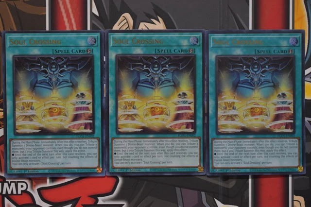 x3 Soul Crossing EGO1-EN002 | Ultra Rare | 1st Edition | Yu-Gi-Oh!