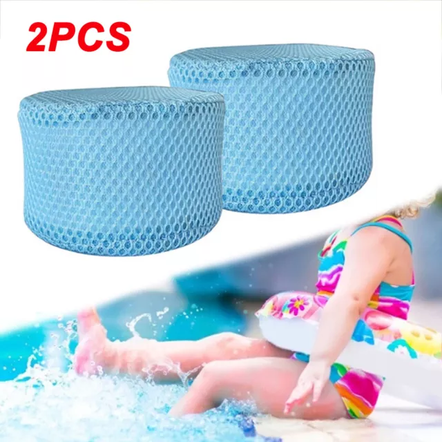 2X Filter Bag Swimming Pool Mesh Strainer Hot Tub Protective Net Cover For MSPA