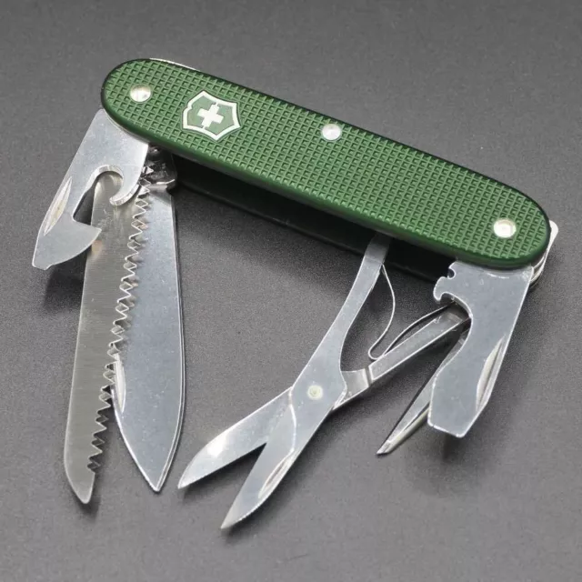 Victorinox Farmer X Alox Green Swiss Army Knife Schweizer Taschenmesser NIB NEW