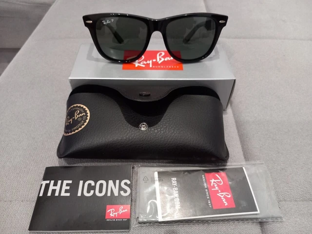 Ray-Ban Wayfarer RB2132 - 901 Occhiali da Sole per Uomo, Taglia M - Neri