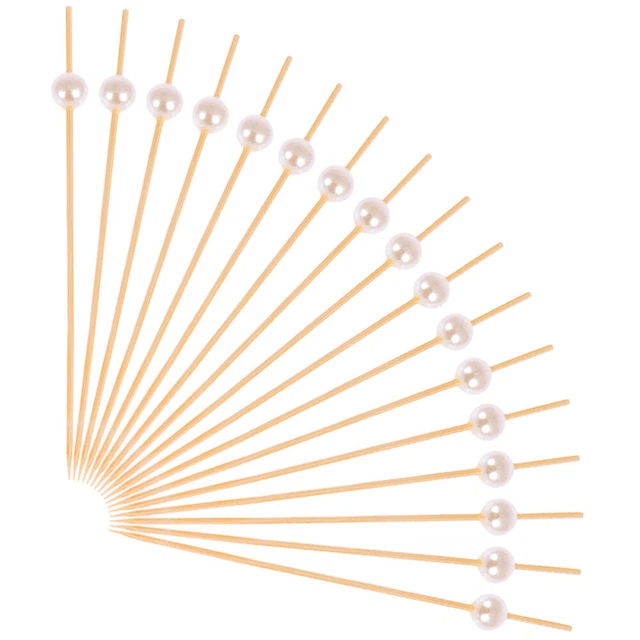 5 Pz in acciaio inossidabile Cocktail stuzzicadenti spiedini, forma di spada Cocktail Picks, raccoglitori riutilizzabili di frutta Stick, raccoglitori alimentari resumabili, bastoncini da bere