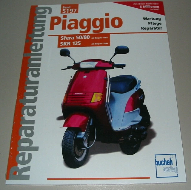 Manuel De Réparation Pour Scooters Piaggio Automatiques Classiques (Sfera, SKR, NRG, Zip, Hexagon...)