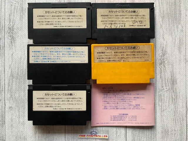 Nintendo Famicom NES Wai Wai World 2 & DRACULA KUN & GOEMON & Hitler & Mario 2