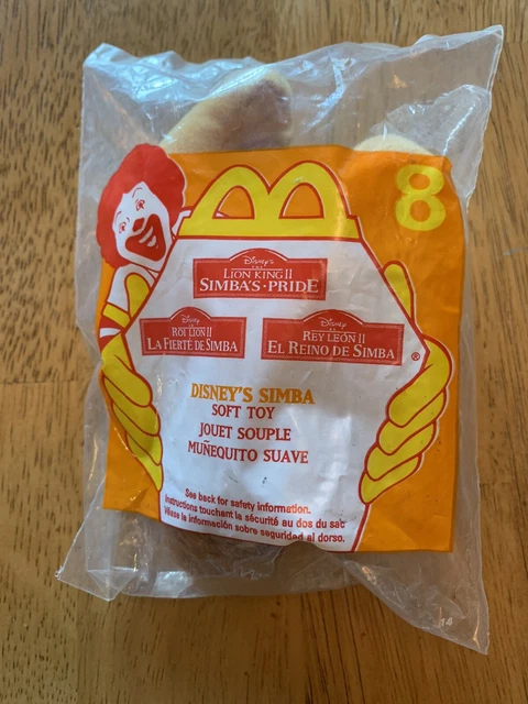 Simba Pride 2 McDonald's Happy Meal Toy Plush Disney's Lion King #8