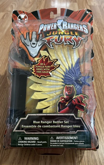 NIP POWER RANGERS Jungle Fury Blue Ranger Battler Set EUR 21,59 ...