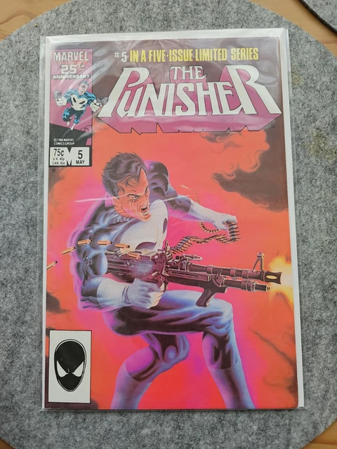 Marvel Comics The Punisher No. 5 May 1986 Limited Series Comic Book