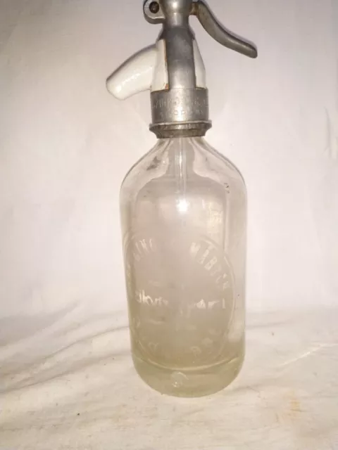 alte Sifon, Siphon Flasche, Sodaflasche,  Budapest, CZINK FERENCZ