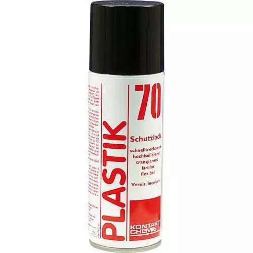 Kontakt Chemie PLASTIK 70 Schutzlack Platinen Isolierlack Spray 74309 200 ml