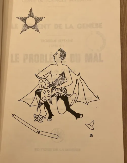 Le serpent de la genèse, le problème du mal (livre 3) , Guaita , Wirth, 1976 2