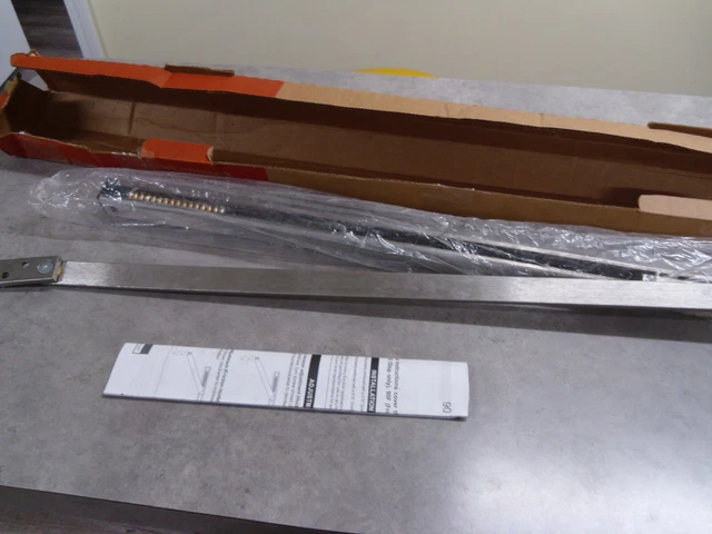 GLYNN-JOHNSON 906H-US32D SS Overhead Door Holder 45-1/16 to 51 in 46TM40 A2